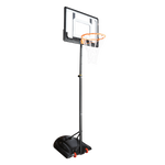 Tabela de basquete infantil juvenil móvel com poste, quadro de acrílico e aro Velden
