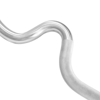 Barra W Super Curl Olímpica 1,20 m Hard Chrome Envolst