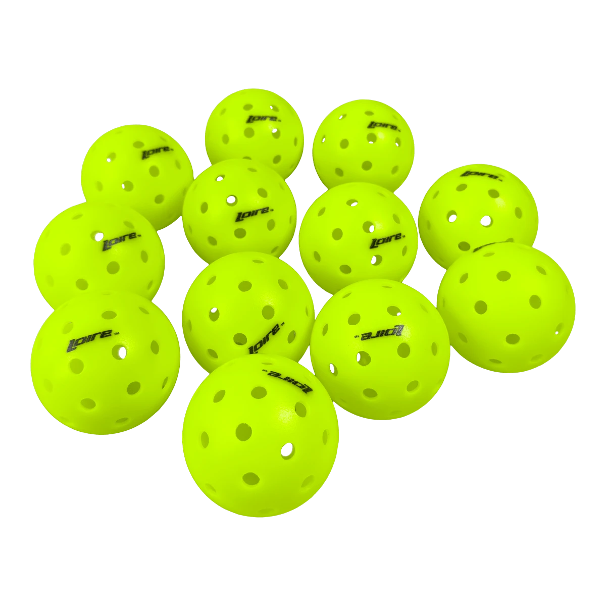 Kit completo de pickleball com rede portátil, 4 raquetes e 12 bolas Loire