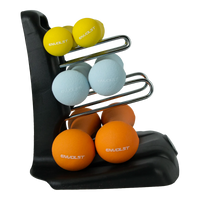Conjunto 6 Halteres Neoprene 0,5 1 e 1,5kg e Suporte Envolst