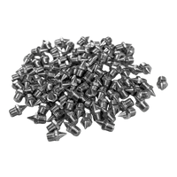 50 / 100 pregos para sapatilha de atletismo de aço 4,8mm Pirâmide base hexagonal Pista e campo