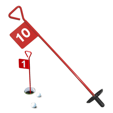 Bandeirola Numerada para Minigolfe NeoFun, Buracos 1 a 9 ou 10 a 18