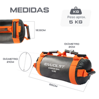 Power sand bag para treinamento funcional 5kg Envolst