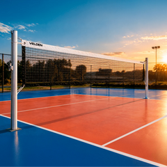 Rede oficial de voleibol com fio 2mm dimensões 9,75m (L) x 1,00m (A) com 04 faixas de vinil Velden