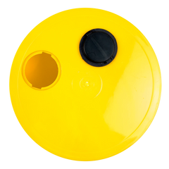 Baliza (slalom) com base de plástico Velden - cnj com 5 und - com bolsa - Amarelo