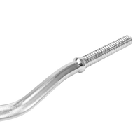 Barra de Musculação W 1,20m Maciça 28mm com Rosca Envolst