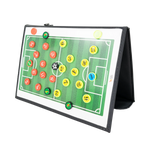 Prancheta tática magnética com caneta para treinamento de futebol Pista e Campo - Modelo pasta preta