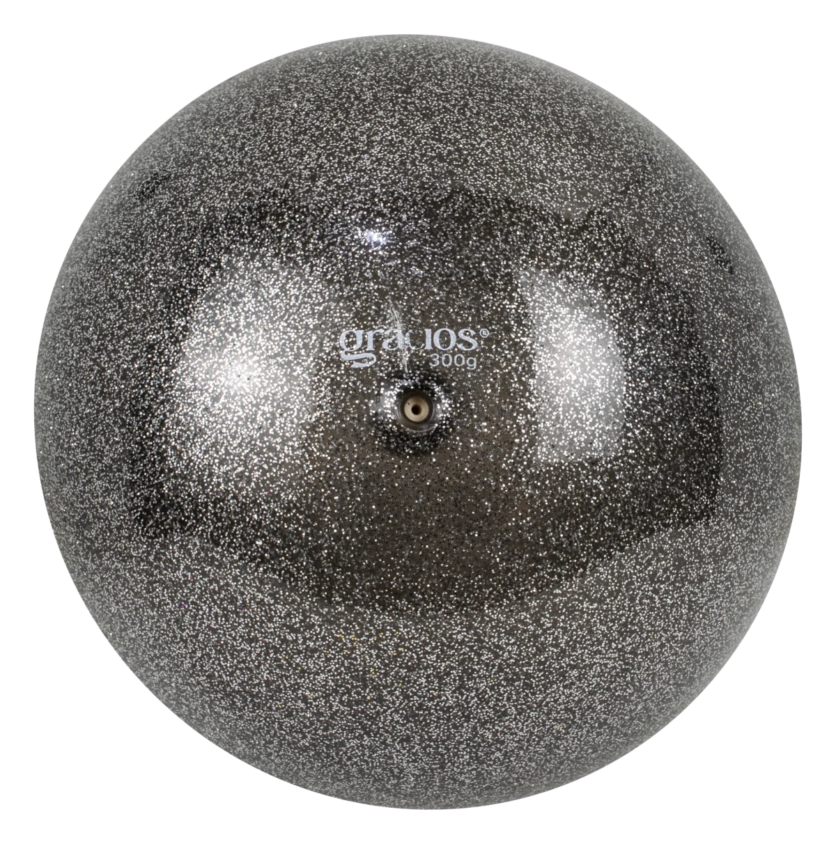 Bola Ginástica Rítmica Oficial 300g Glitter Gracios - Roxo