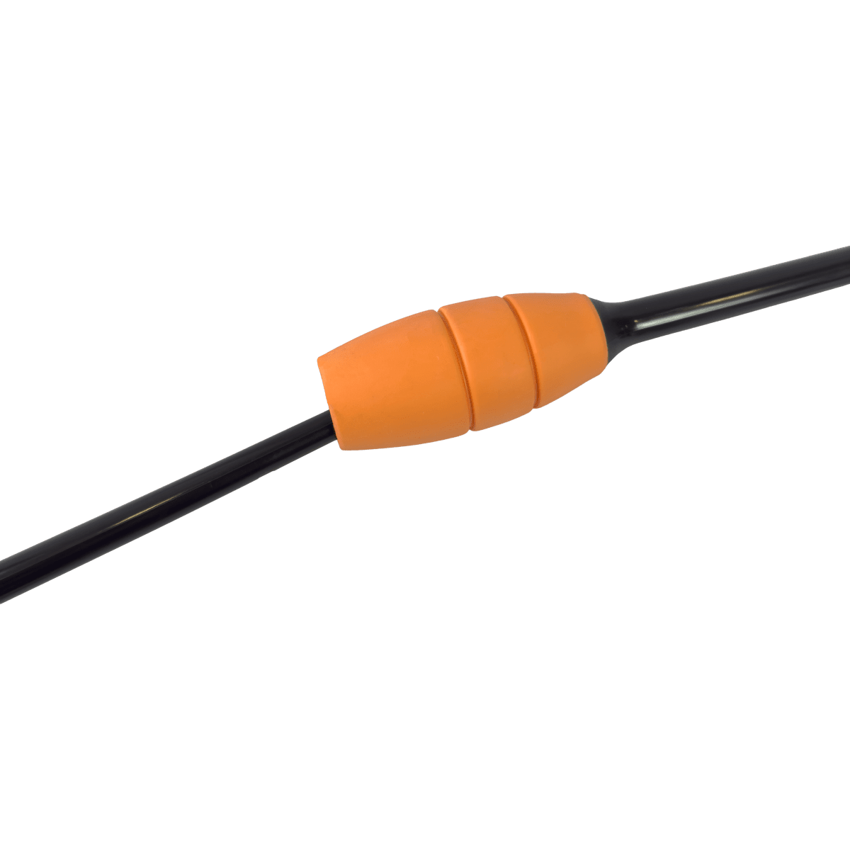 Maça oficial ginástica rítmica adulto 45cm conectável Pista e Campo - Preto e Laranja