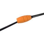 Maça oficial ginástica rítmica adulto 45cm conectável Pista e Campo - Preto e Laranja