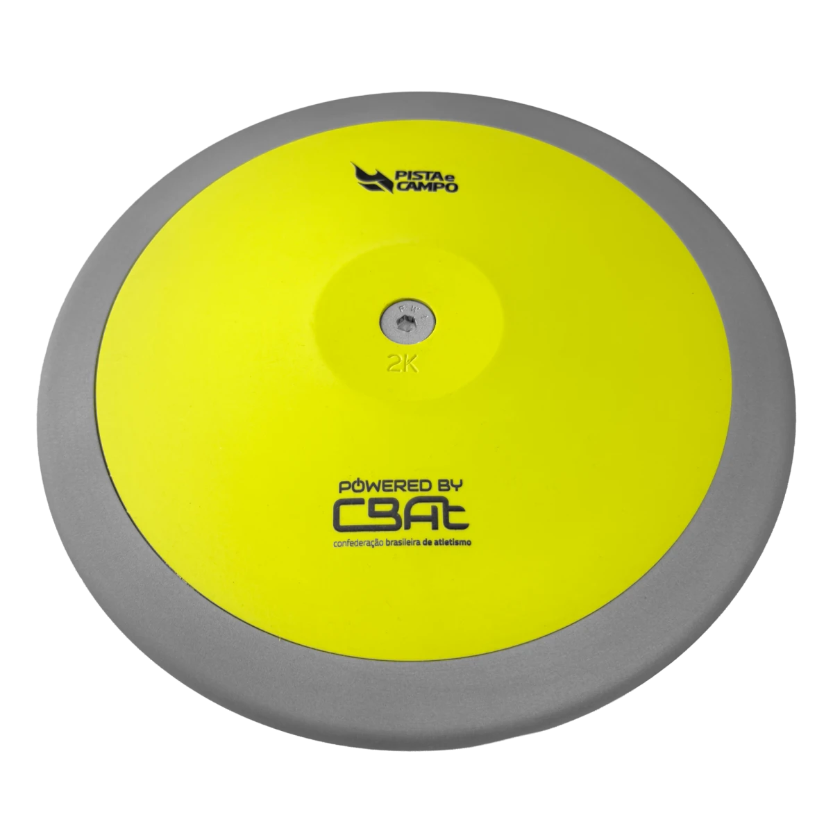 Disco de atletismo de aço e ABS 2Kg Powered by CBAt