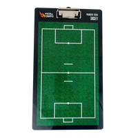 Prancheta tática magnética dupla face com caneta para treinamento de Futebol Society Pista e Campo