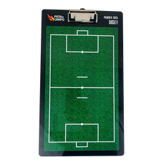 Prancheta tática magnética dupla face com caneta para treinamento de Futebol Society Pista e Campo
