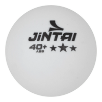 Bolinha de tênis de mesa 3 estrelas Premium Jintai - cnj com 6 und - BRANCA