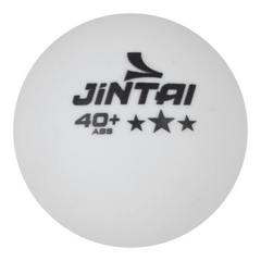 Bolinha de tênis de mesa 3 estrelas Premium Jintai - cnj com 6 und - BRANCA