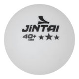 Bolinha de tênis de mesa 3 estrelas Premium Jintai - cnj com 6 und - BRANCA