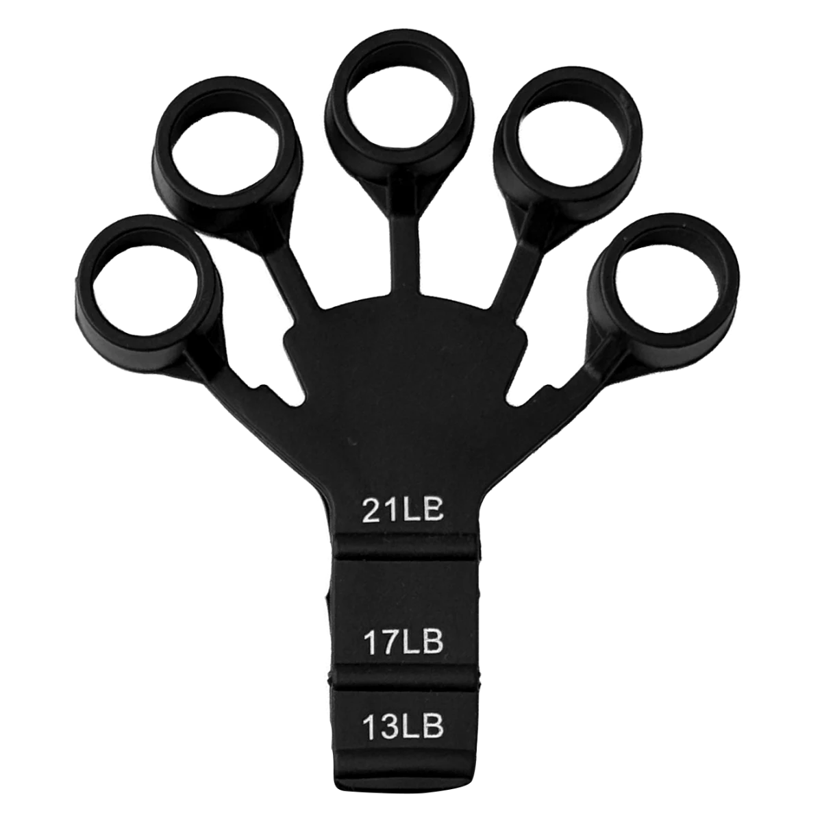 Kit para exercícios de fortalecimento de dedos, mãos e punho Envolst - Cor: Preto