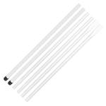 Kit de badminton com 04 raquetes de aço, 02 volantes, postes de aço e rede Loire