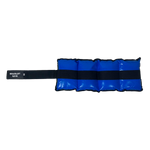 Tornozeleira caneleira em vinilona azul profissional 8kg Envolst - par