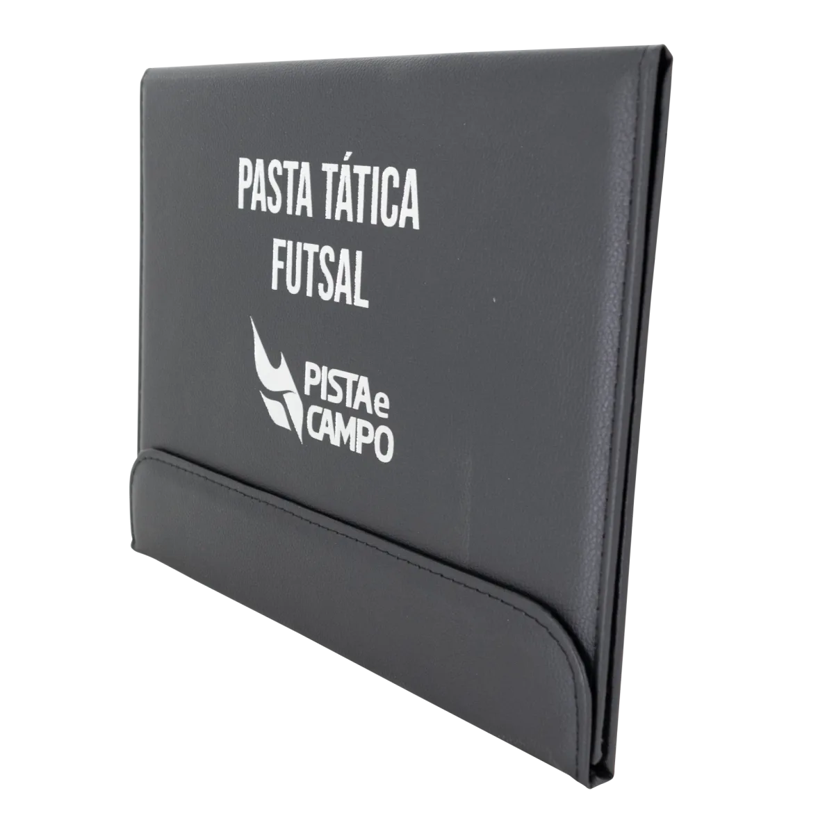 Prancheta tática magnética com caneta para treinamento de futsal Pista e Campo - Modelo pasta preta