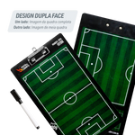 Prancheta tática magnética com caneta para treinamento de futebol Pista e Campo
