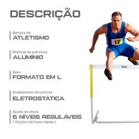 Barreira de atletismo de aço para treinamento Pista e Campo