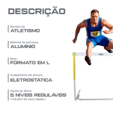 Barreira de atletismo de aço para treinamento Pista e Campo