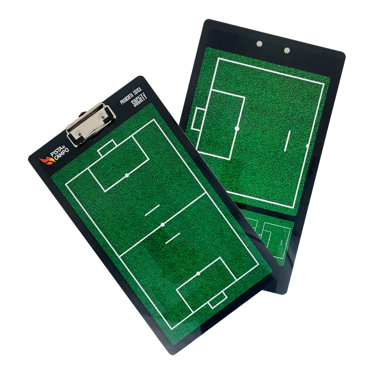 Prancheta tática magnética dupla face com caneta para treinamento de Futebol Society Pista e Campo