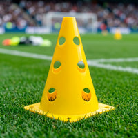 Cone Furado de sinalização de plástico 23cm Pista e Campo - Azul