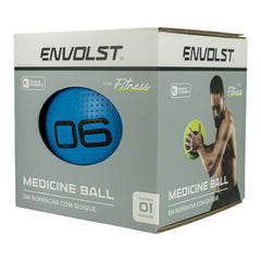 Medicine Ball 6kg com Quique Envolst para Alto Desempenho