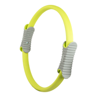 Anel de Pilates Tonificador Flexível Envolst - Verde e Cinza