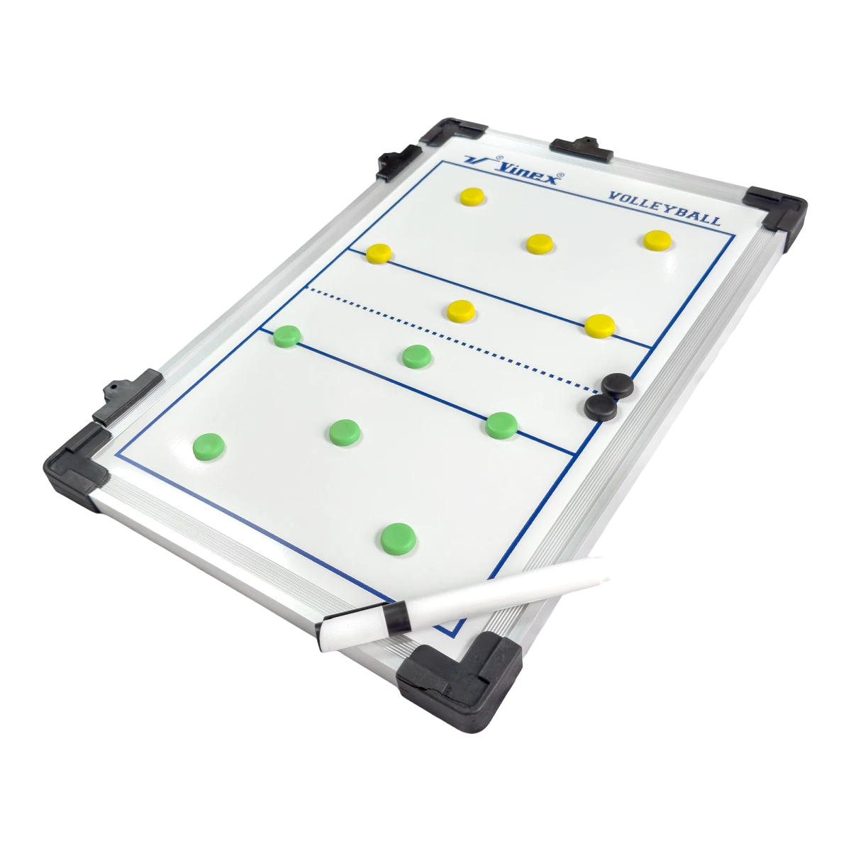 Quadro tático para treinamento esportivo volei 45x30cm Vinex