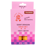 Bolinha de tênis de mesa 2 estrelas Gold Giant Dragon - cnj com 6 und - BRANCA