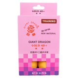 Bolinha de tênis de mesa 2 estrelas Gold Giant Dragon - cnj com 6 und - BRANCA