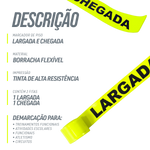 Marcador de piso largada e chegada Pista e Campo