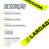 Marcador de piso largada e chegada Pista e Campo