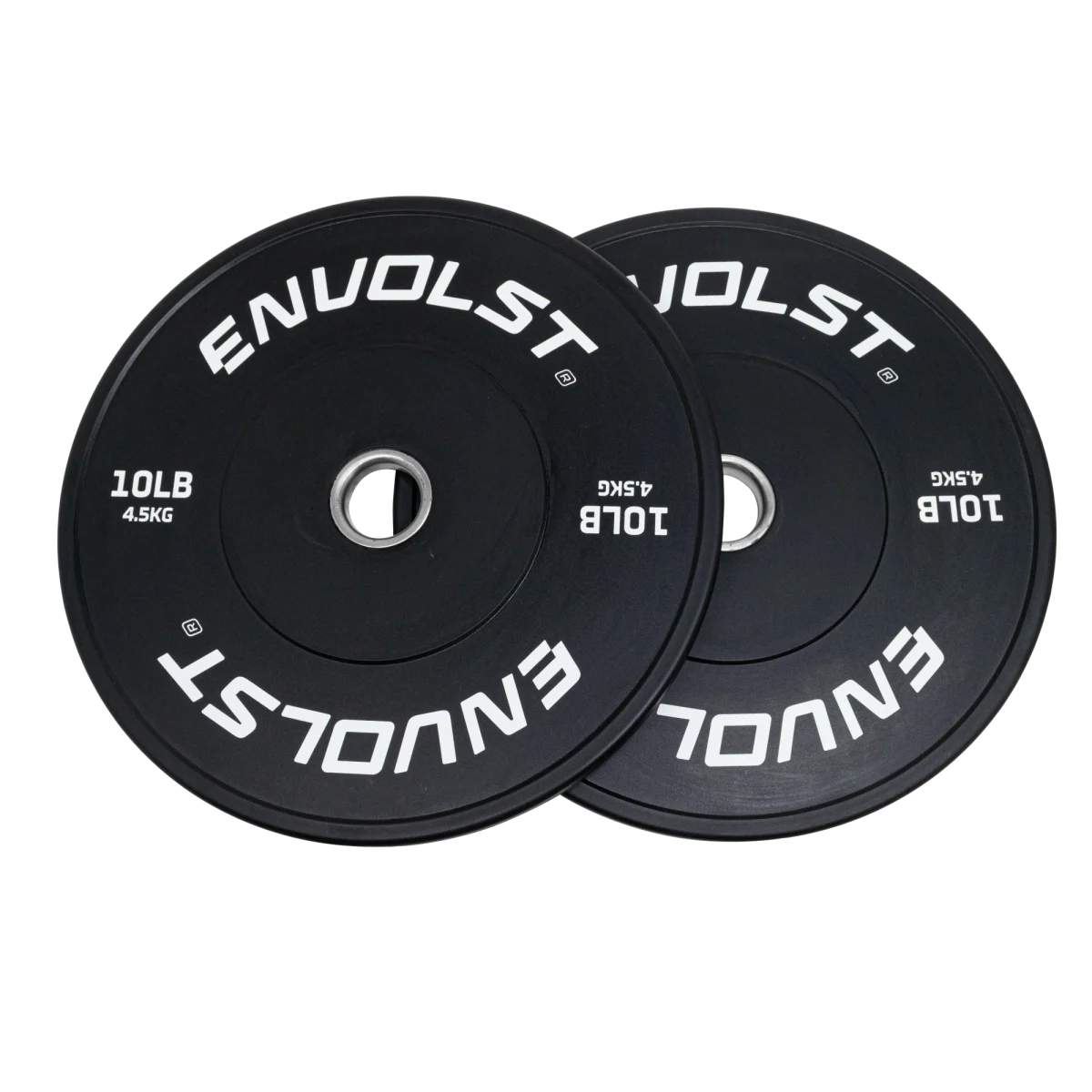 Anilha Olímpica Bumper para Crossfit e LPO 10Lb Envolst