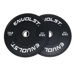 Anilha Olímpica Bumper para Crossfit e LPO 10Lb Envolst
