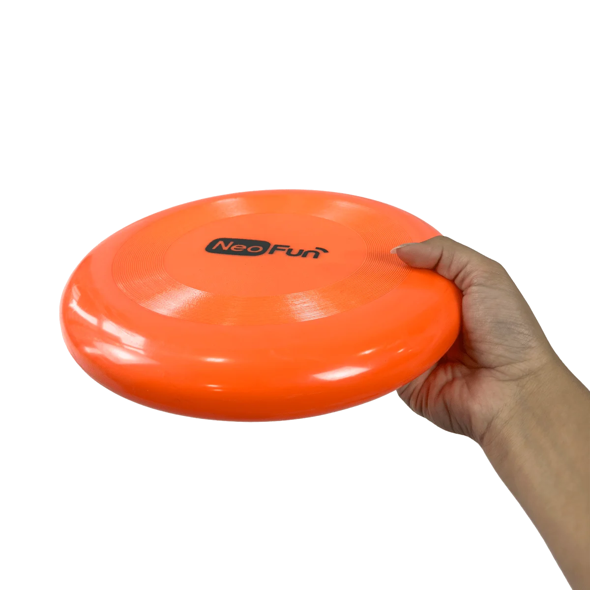 Frisbee de plástico macio  soft para recreação Neofun Laranja