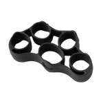 Kit para exercícios de fortalecimento de dedos, mãos e punho Envolst - Cor: Preto