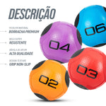 Medicine ball de borracha inflável premium Envolst