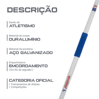 Dardo de duralumínio e aço 800g Polanik