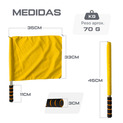 Bandeira de árbitro Velden - Amarela