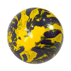 Martelo de atletismo de aço 7,26Kg 110mm ATE Pintura Especial Brasil WA-IAAF - com cabo e empunhadura