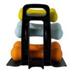 Conjunto 6 Halteres Neoprene 0,5 1 e 1,5kg e Suporte Envolst