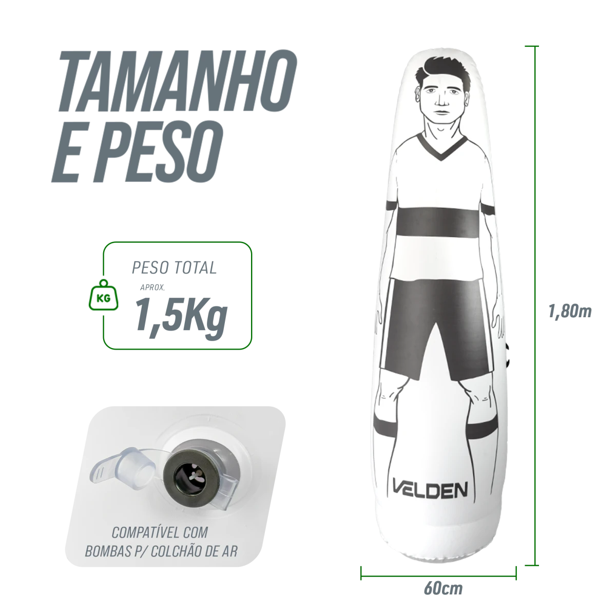 Boneco Inflável Futebol Velden