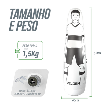 Boneco Inflável Futebol Velden 1,80 m