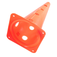 Cone plástico de agilidade furado 50cm Velden - Amarelo