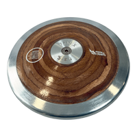 Disco de aço e madeira 3kg Pista e Campo