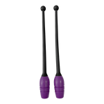 Maça oficial ginástica rítmica juvenil 40cm conectável Pista e Campo - Preto e Rosa